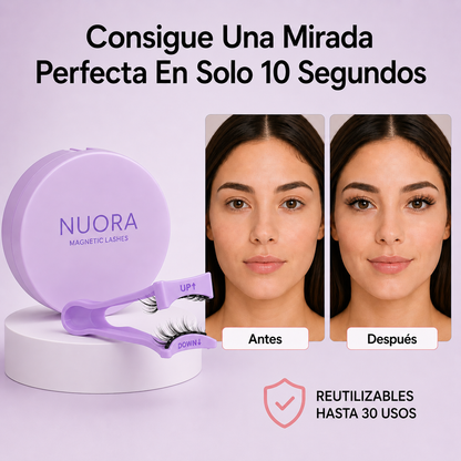 Pestañas Magnéticas Reutilizables Efecto 3D