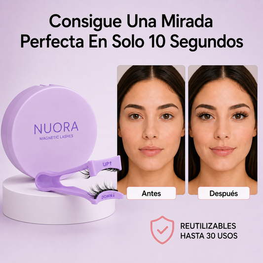Pestañas Magnéticas Reutilizables Efecto 3D